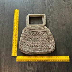 mini woven bag preowned